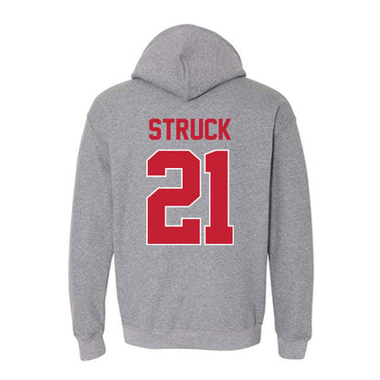 Ohio State - NCAA Men's Lacrosse : Jake Struck - Classic Shersey Hooded Sweatshirt-1