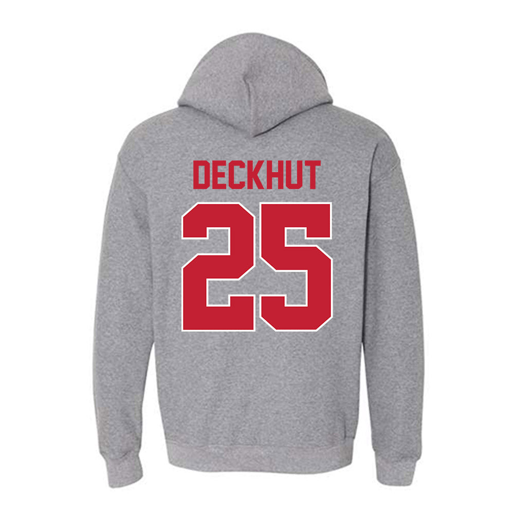 Ohio State - NCAA Men's Ice Hockey : Sam Deckhut - Classic Shersey Hooded Sweatshirt-1