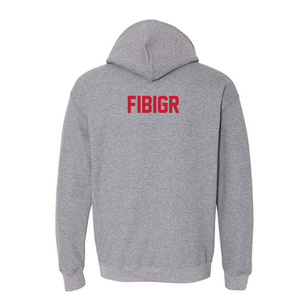Ohio State - NCAA Men's Ice Hockey : Jakub Fibigr - Classic Shersey Hooded Sweatshirt-1