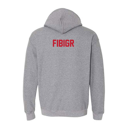Ohio State - NCAA Men's Ice Hockey : Jakub Fibigr - Classic Shersey Hooded Sweatshirt-1