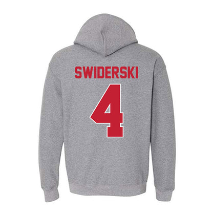 Ohio State - NCAA Women's Ice Hockey : Sara Swiderski - Classic Shersey Hooded Sweatshirt-1