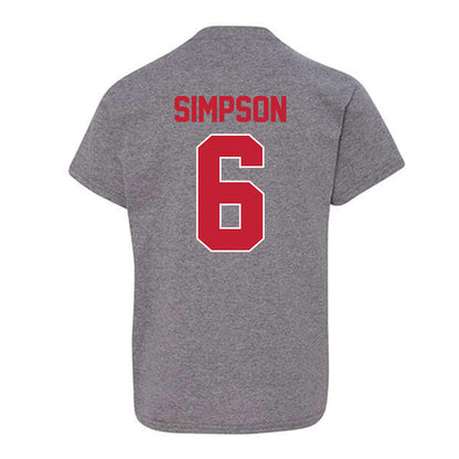 Ohio State - NCAA Baseball : Maddix Simpson - Classic Shersey Youth T-Shirt-1