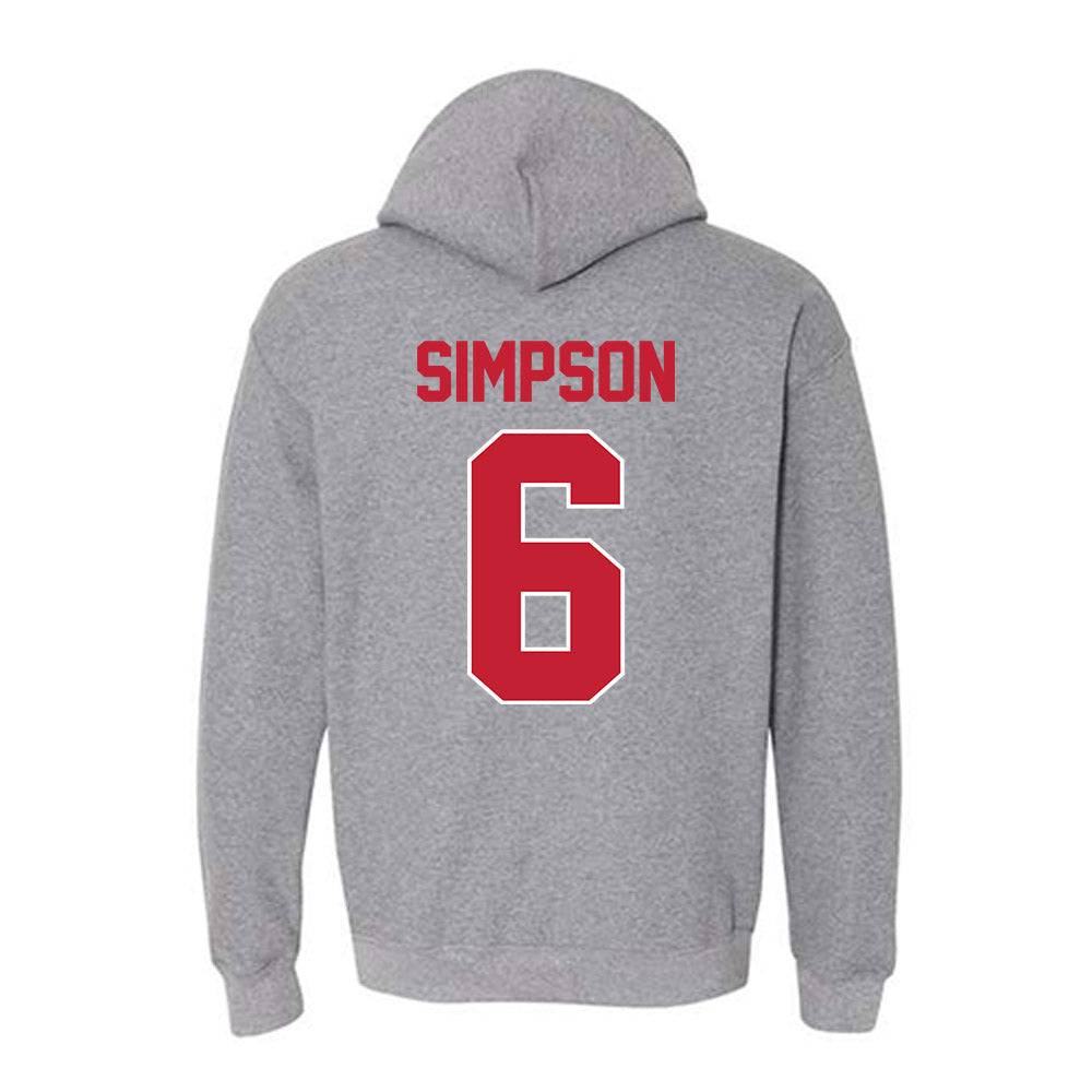 Ohio State - NCAA Baseball : Maddix Simpson - Classic Shersey Hooded Sweatshirt-1