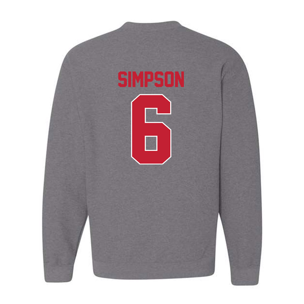 Ohio State - NCAA Baseball : Maddix Simpson - Classic Shersey Crewneck Sweatshirt-1