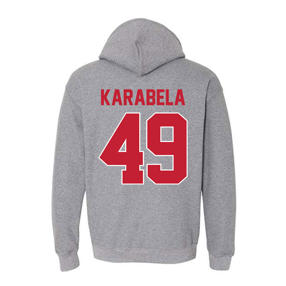 Ohio State - NCAA Men's Ice Hockey : Jake Karabela - Classic Shersey Hooded Sweatshirt-1