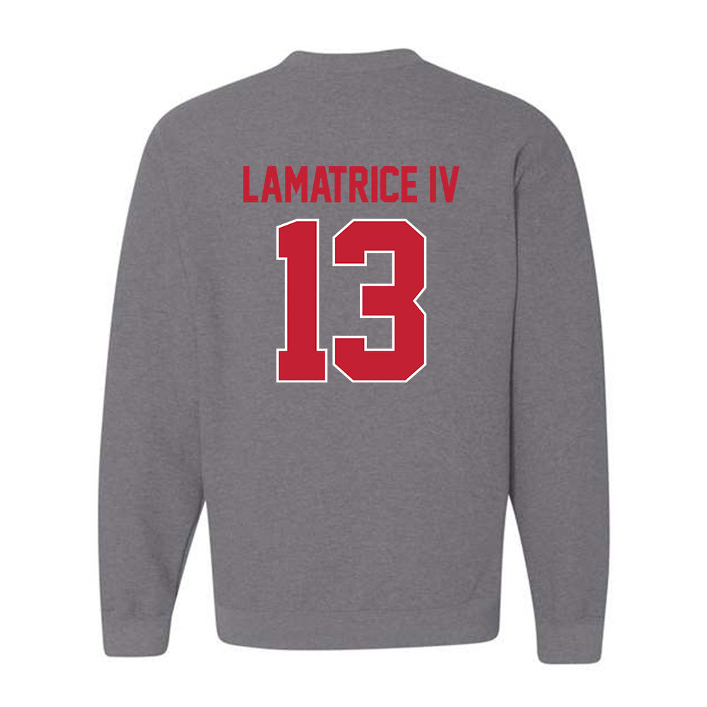Ohio State - NCAA Men's Lacrosse : Angelo Lamatrice IV - Classic Shersey Crewneck Sweatshirt-1