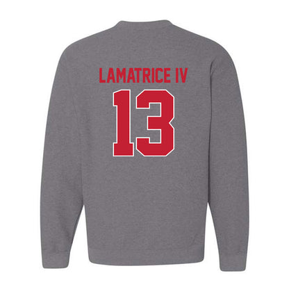 Ohio State - NCAA Men's Lacrosse : Angelo Lamatrice IV - Classic Shersey Crewneck Sweatshirt-1