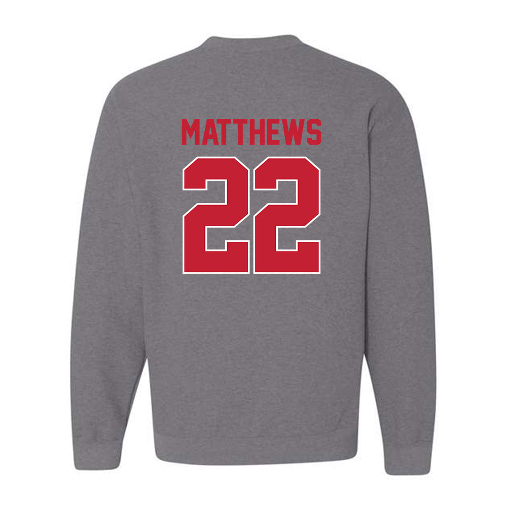 Ohio State - NCAA Women's Ice Hockey : Sloane Matthews - Crewneck Sweatshirt