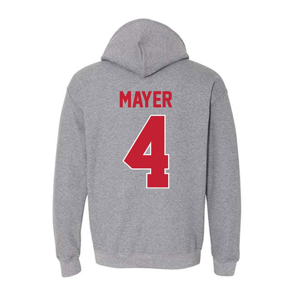 Ohio State - NCAA Men's Lacrosse : Ben Mayer - Classic Shersey Hooded Sweatshirt-1
