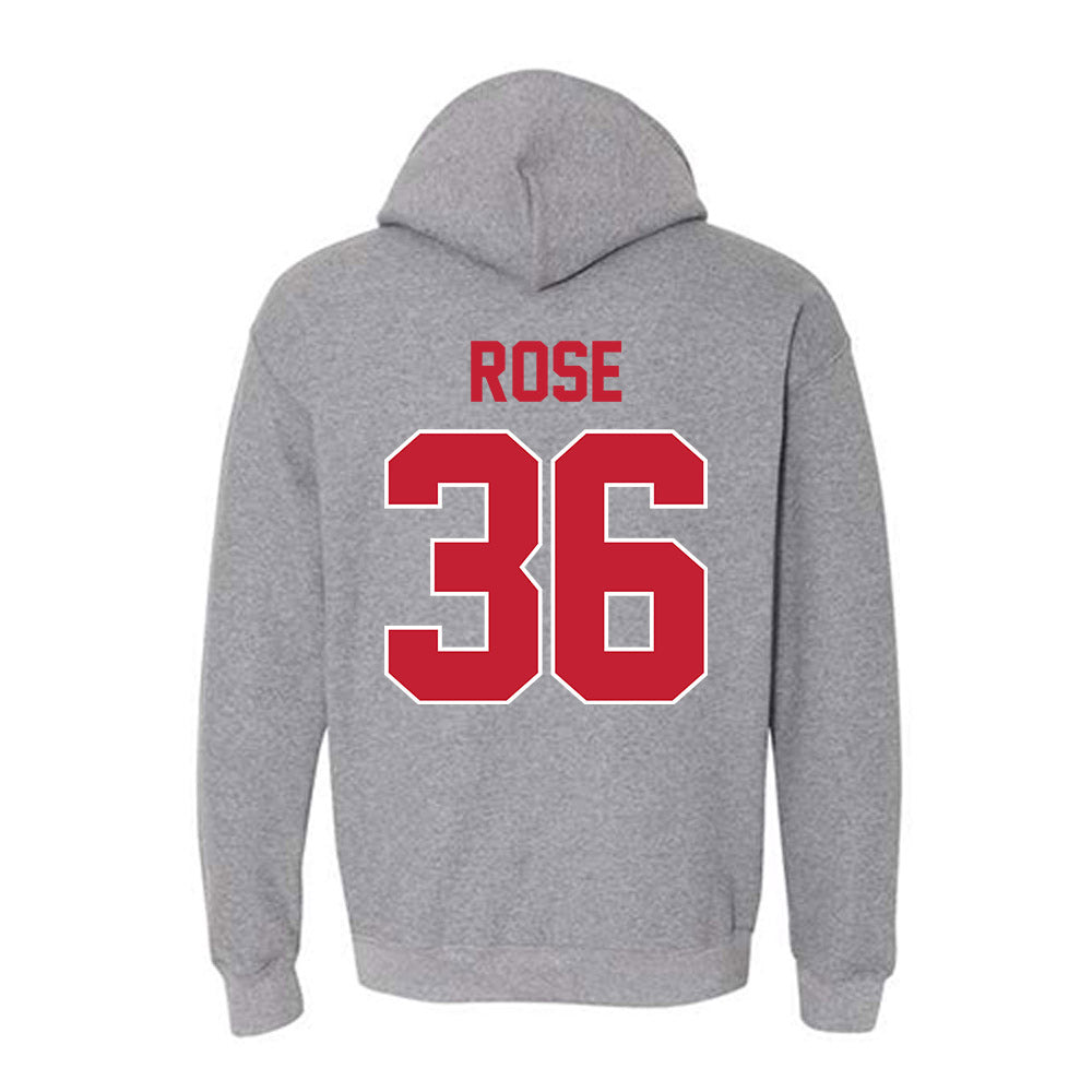 Ohio State - NCAA Baseball : Austin Rose - Classic Shersey Hooded Sweatshirt-1