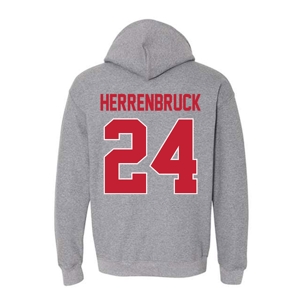 Ohio State - NCAA Baseball : Pierce Herrenbruck - Classic Shersey Hooded Sweatshirt-1
