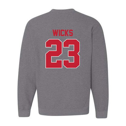 Ohio State - NCAA Women's Ice Hockey : Leah Wicks - Classic Shersey Crewneck Sweatshirt-1