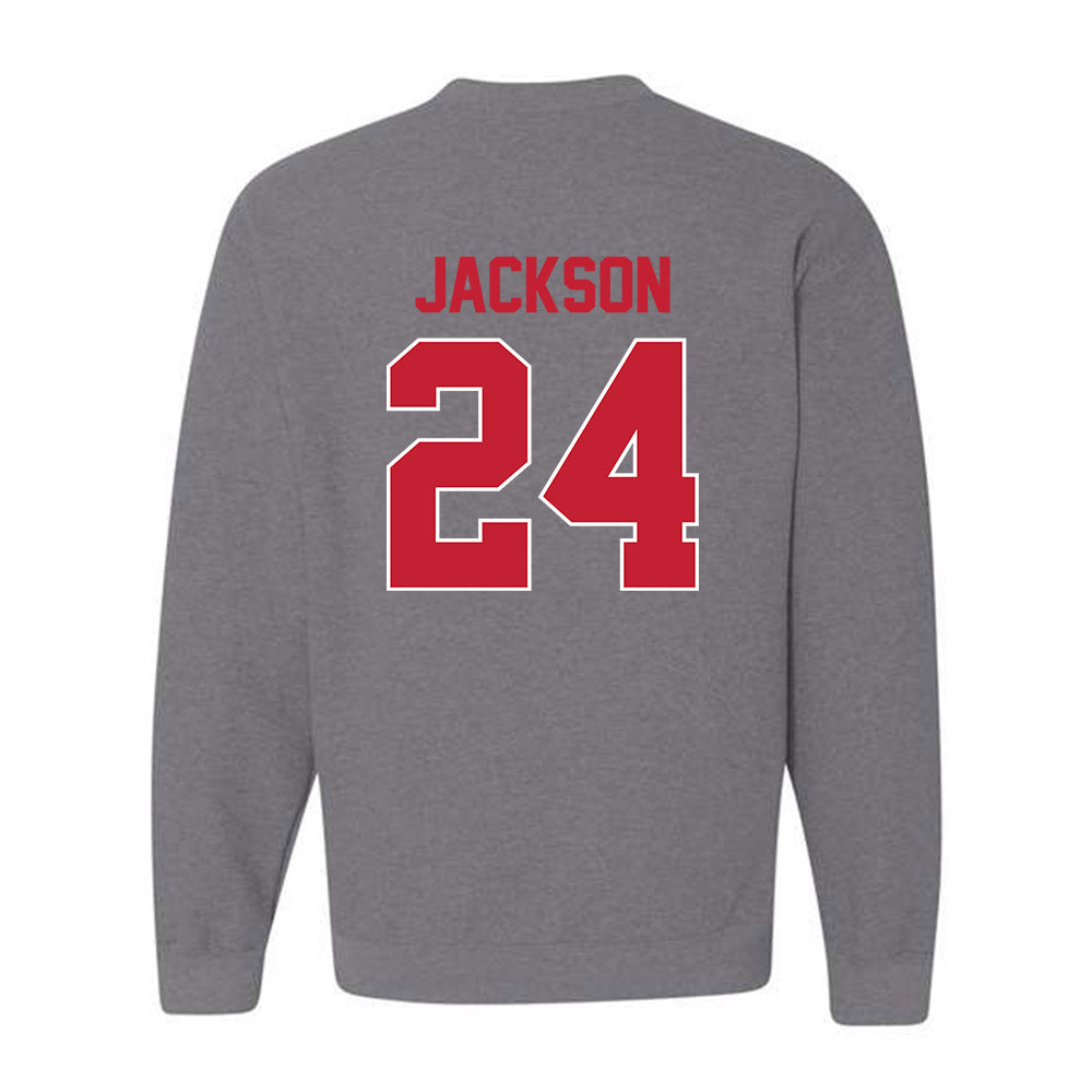 Ohio State - NCAA Football : Ja'Kobi Jackson - Classic Shersey Crewneck Sweatshirt-1