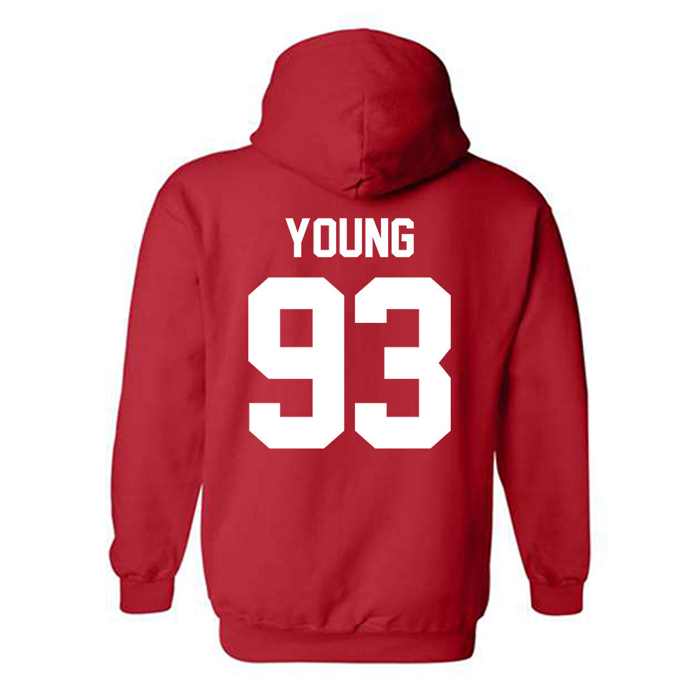 Ohio State - NCAA Football : Brady Young - Classic Shersey Hooded Sweatshirt-1