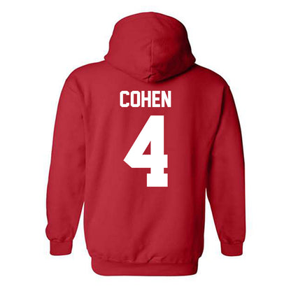 Ohio State - NCAA Men's Lacrosse : Jake Cohen - Classic Shersey Hooded Sweatshirt-1