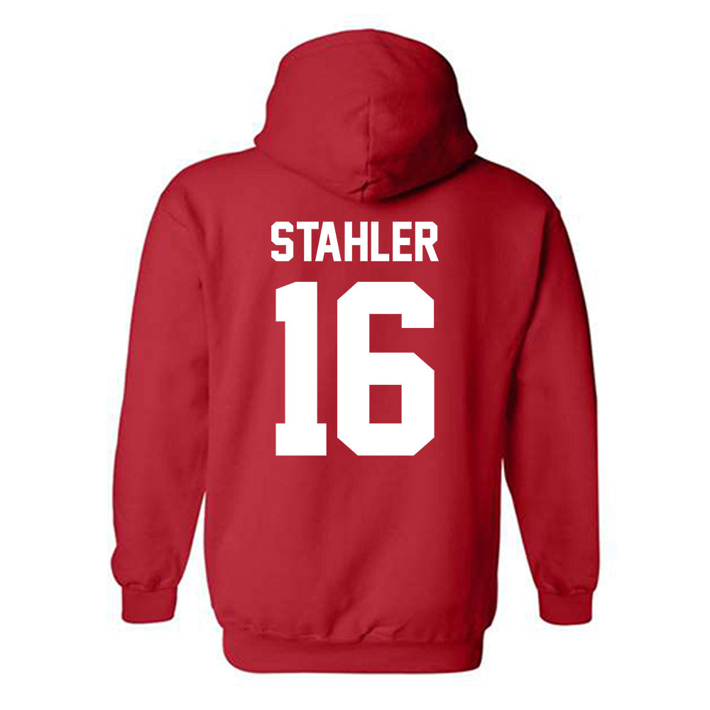 Ohio State - NCAA Women's Volleyball : Mia Stahler - Classic Shersey Hooded Sweatshirt-1