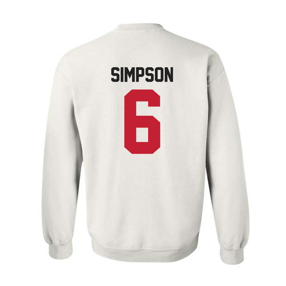 Ohio State - NCAA Baseball : Maddix Simpson - Classic Shersey Crewneck Sweatshirt-1