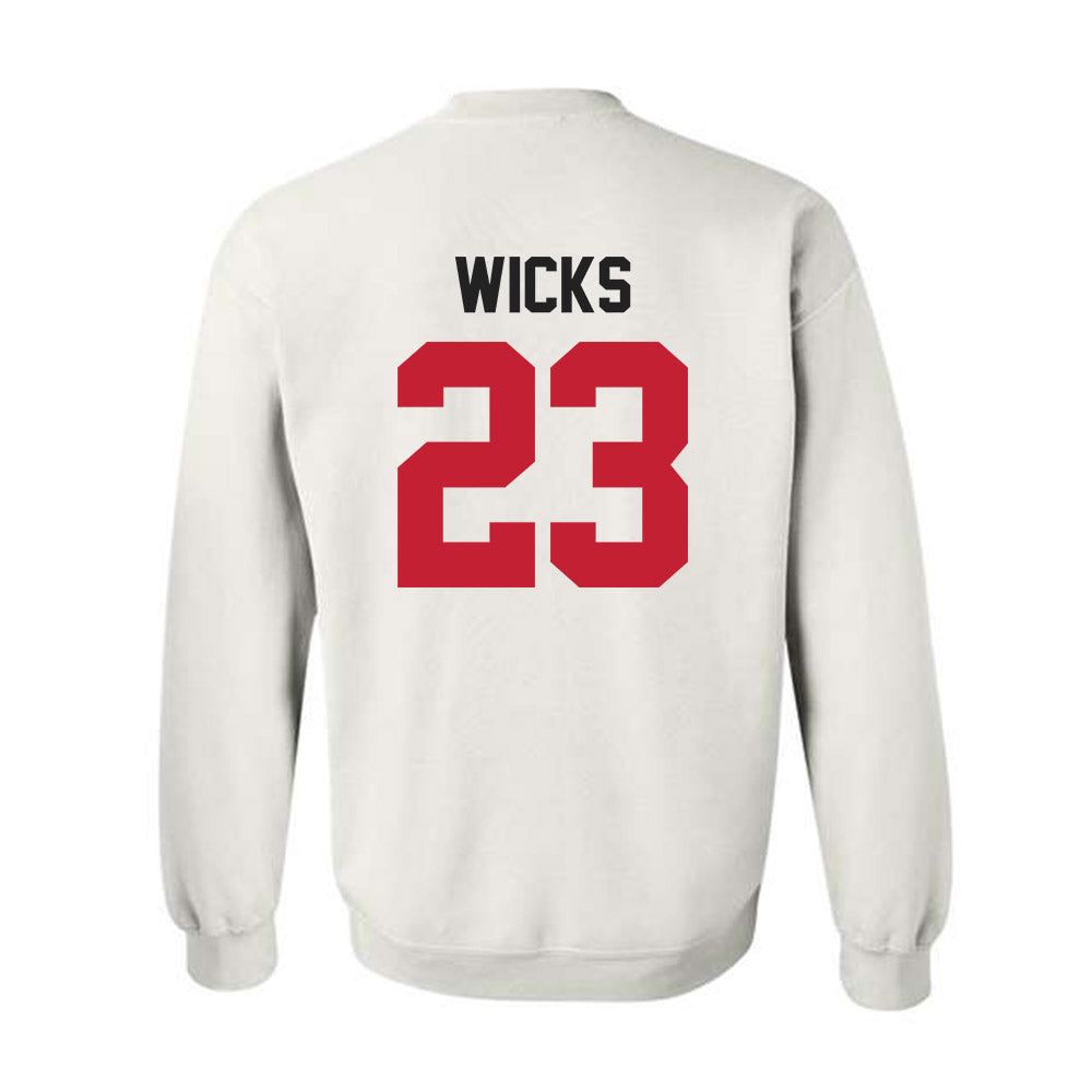 Ohio State - NCAA Women's Ice Hockey : Leah Wicks - Classic Shersey Crewneck Sweatshirt-1
