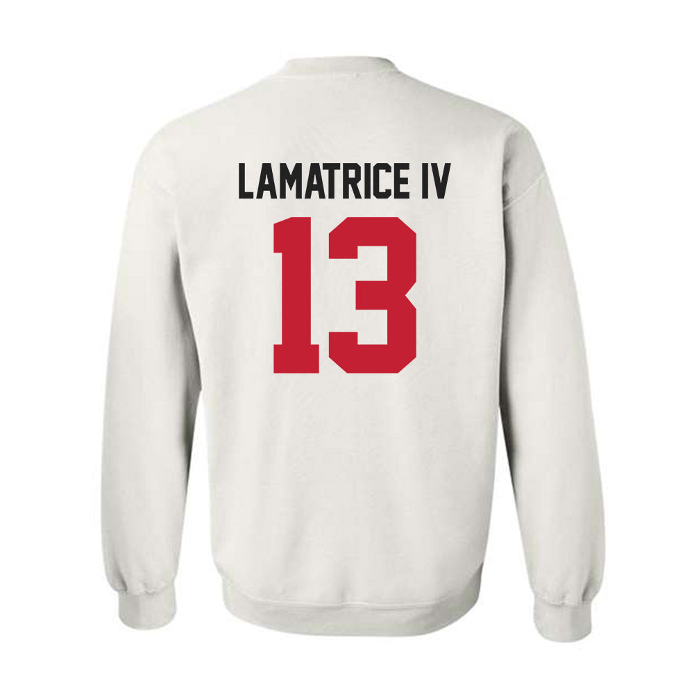 Ohio State - NCAA Men's Lacrosse : Angelo Lamatrice IV - Classic Shersey Crewneck Sweatshirt-1