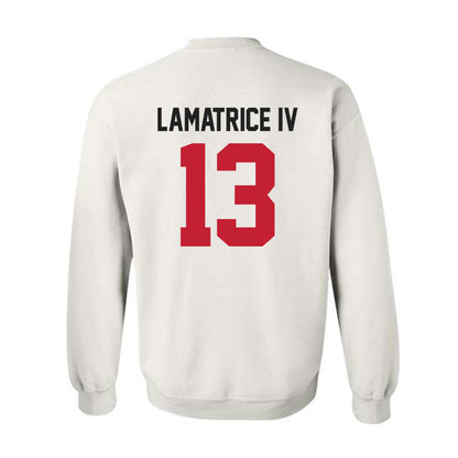 Ohio State - NCAA Men's Lacrosse : Angelo Lamatrice IV - Classic Shersey Crewneck Sweatshirt-1