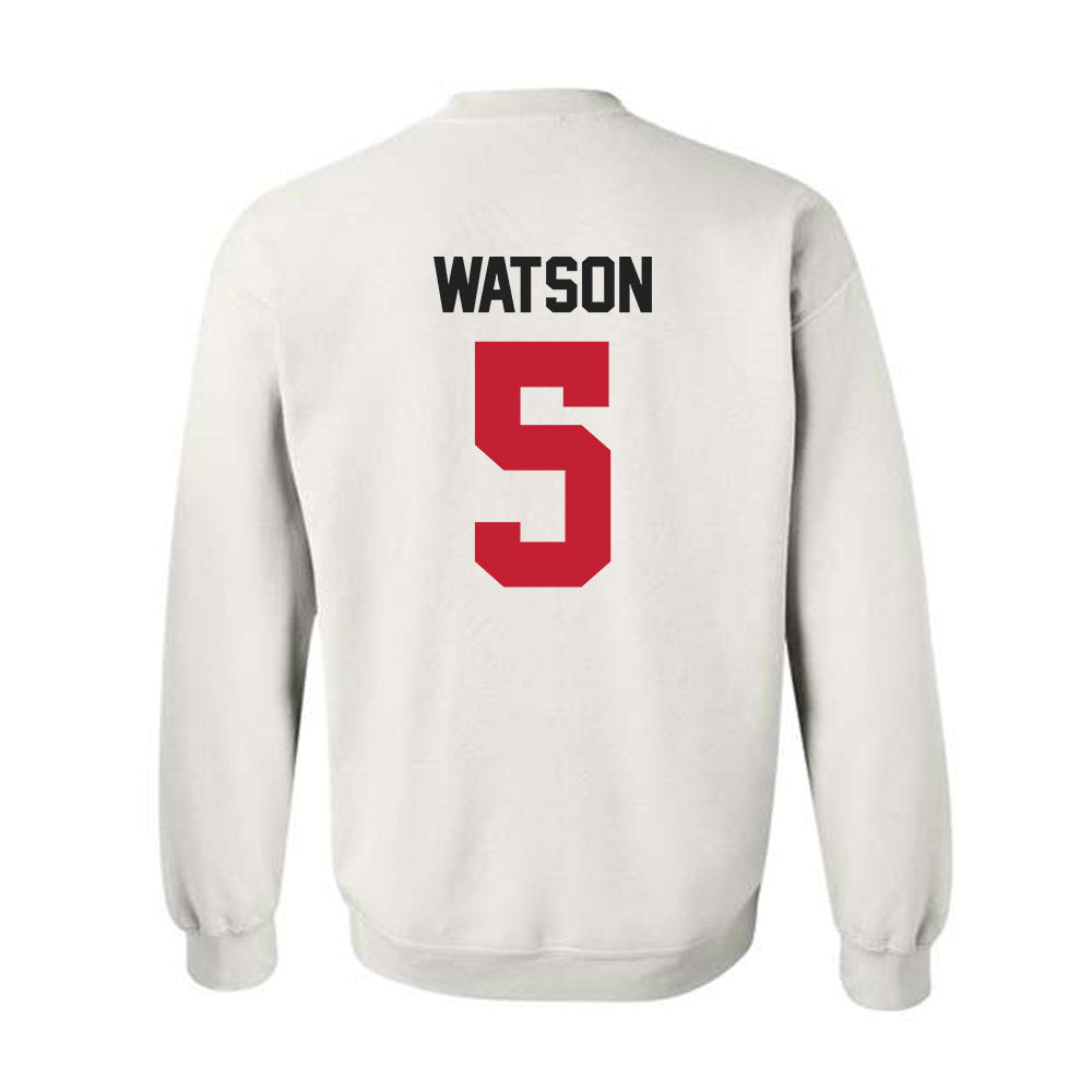 Ohio State - NCAA Women's Basketball : Ava Watson - Classic Shersey Crewneck Sweatshirt-1