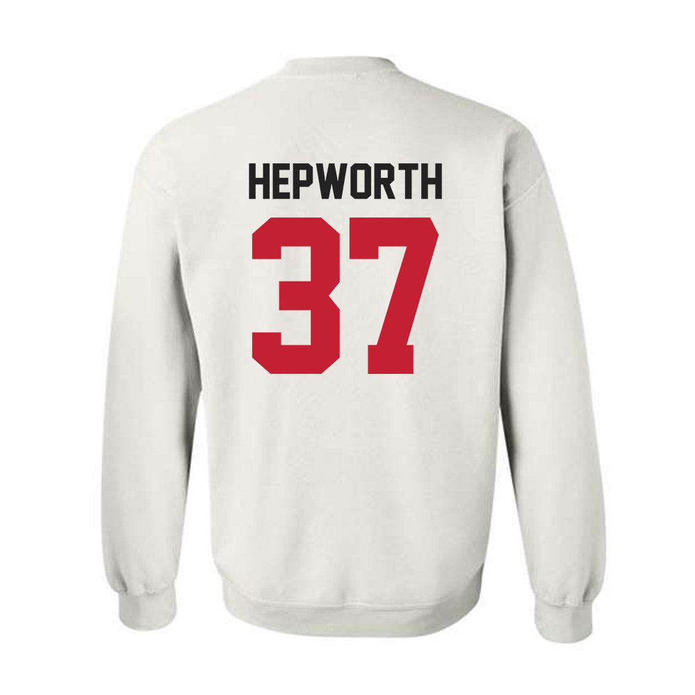 Ohio State - NCAA Men's Lacrosse : Zach Hepworth - Classic Shersey Crewneck Sweatshirt-1