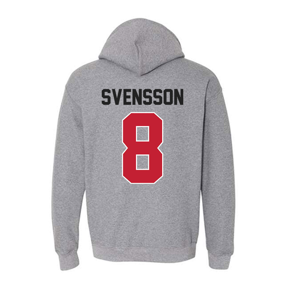 Ohio State - NCAA Women's Ice Hockey : Hilda Svensson - Classic Shersey Hooded Sweatshirt-1