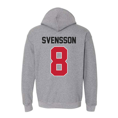 Ohio State - NCAA Women's Ice Hockey : Hilda Svensson - Classic Shersey Hooded Sweatshirt-1
