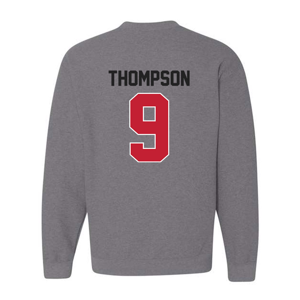 Ohio State - NCAA Men's Ice Hockey : Riley Thompson - Classic Shersey Crewneck Sweatshirt-1