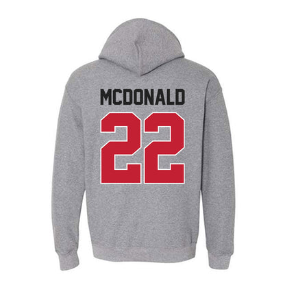 Ohio State - NCAA Women's Ice Hockey : Hayley McDonald - Classic Shersey Hooded Sweatshirt-1
