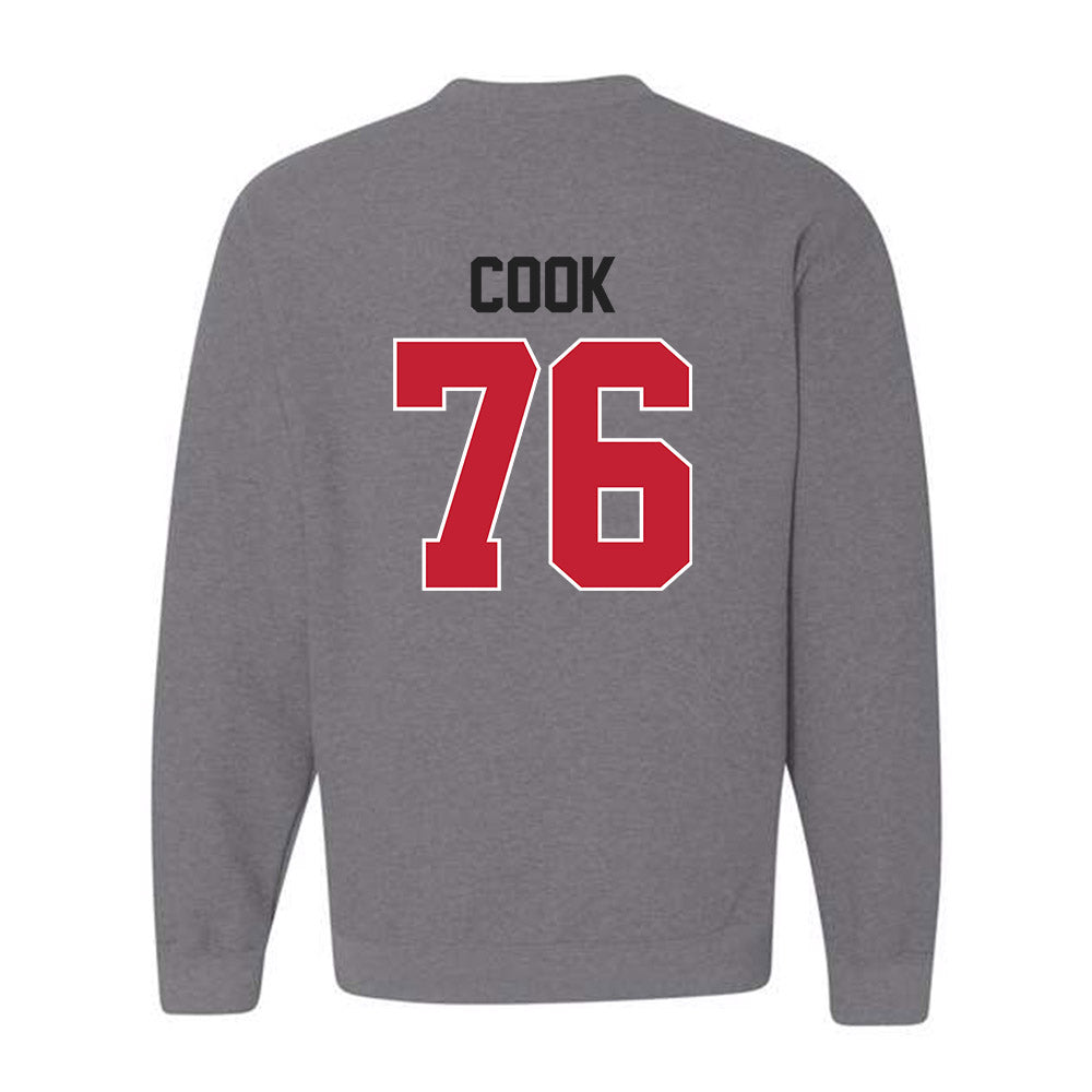 Ohio State - NCAA Football : Jake Cook - Classic Shersey Crewneck Sweatshirt-1