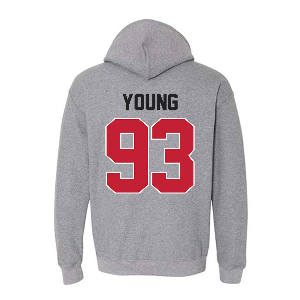 Ohio State - NCAA Football : Brady Young - Classic Shersey Hooded Sweatshirt-1