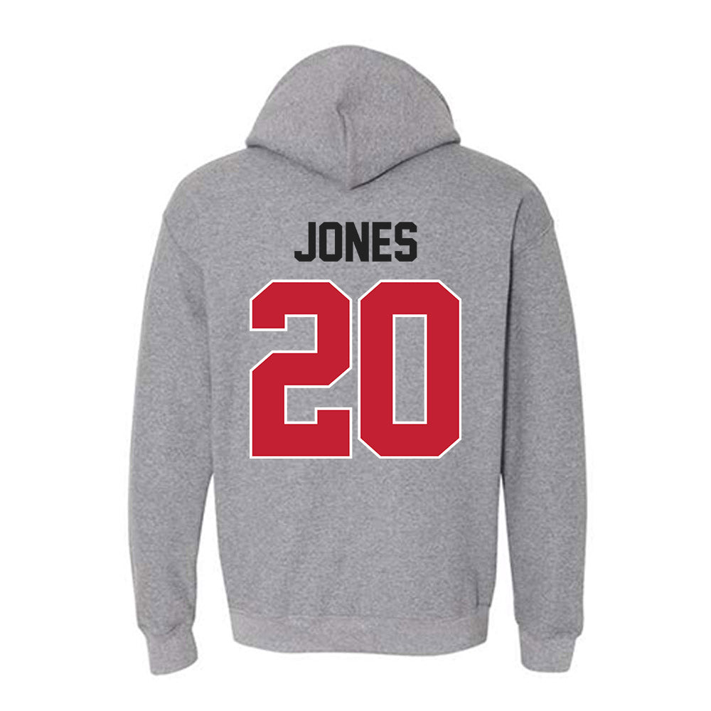 Ohio State - NCAA Women's Volleyball : Hannah Jones - Classic Shersey Hooded Sweatshirt-1