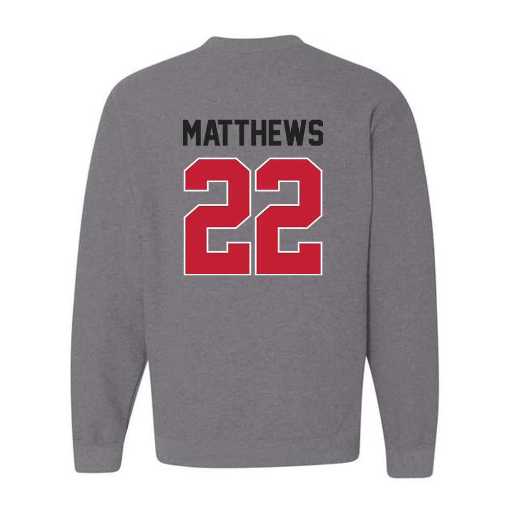 Ohio State - NCAA Women's Ice Hockey : Sloane Matthews - Crewneck Sweatshirt