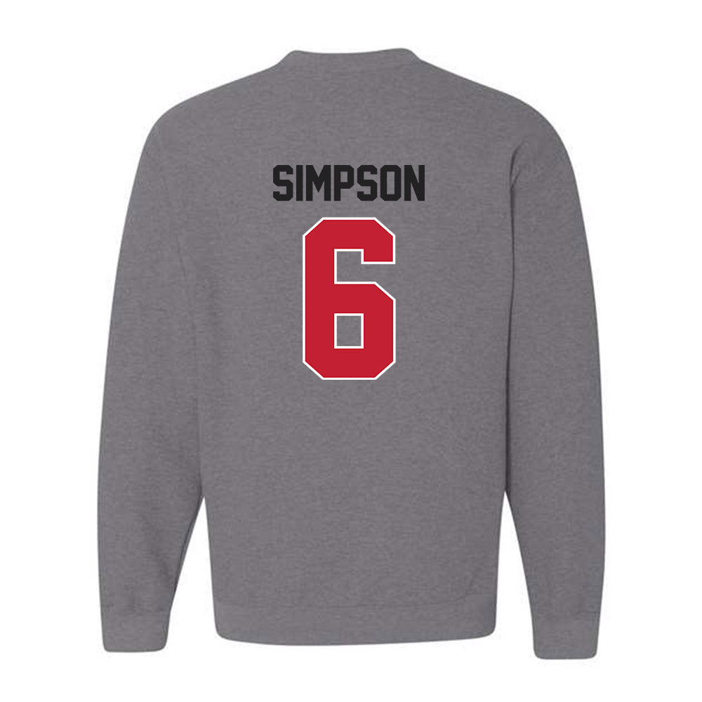 Ohio State - NCAA Baseball : Maddix Simpson - Classic Shersey Crewneck Sweatshirt-1