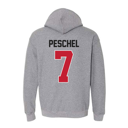 Ohio State - NCAA Women's Ice Hockey : Emma Peschel - Classic Shersey Hooded Sweatshirt-1