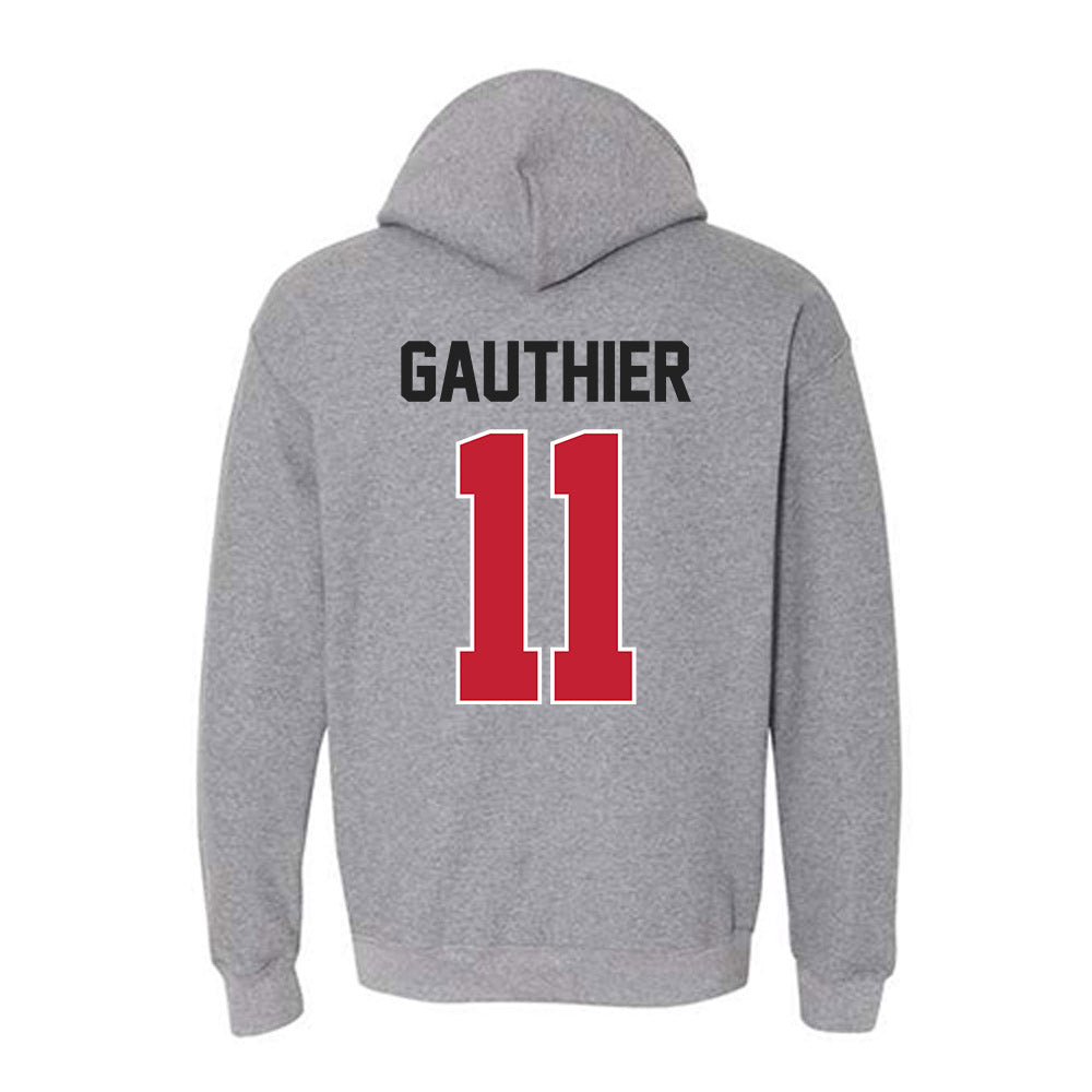 Ohio State - NCAA Women's Volleyball : Na'Vea Gauthier - Classic Shersey Hooded Sweatshirt-1