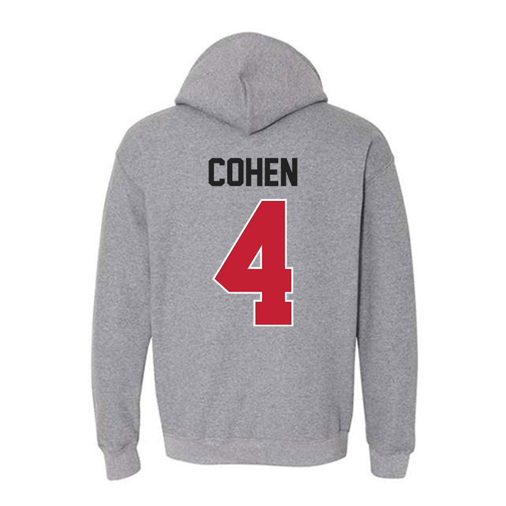 Ohio State - NCAA Men's Lacrosse : Jake Cohen - Classic Shersey Hooded Sweatshirt-1