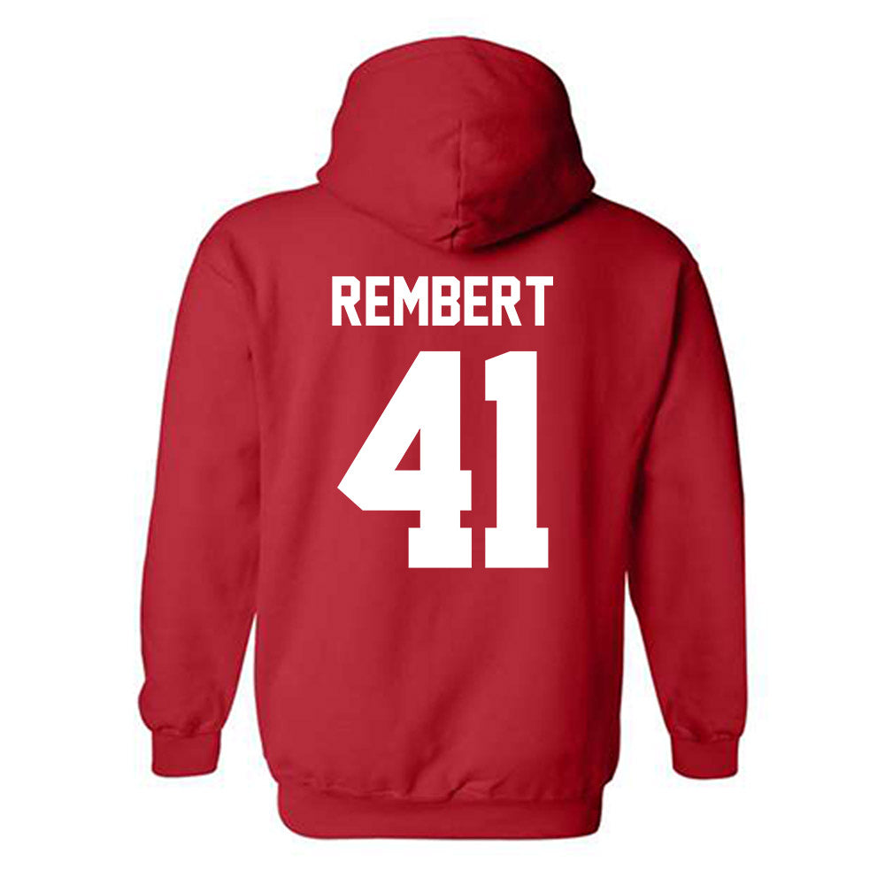 Ohio State - NCAA Football : Braxton Rembert - Sports Shersey Hooded Sweatshirt-1