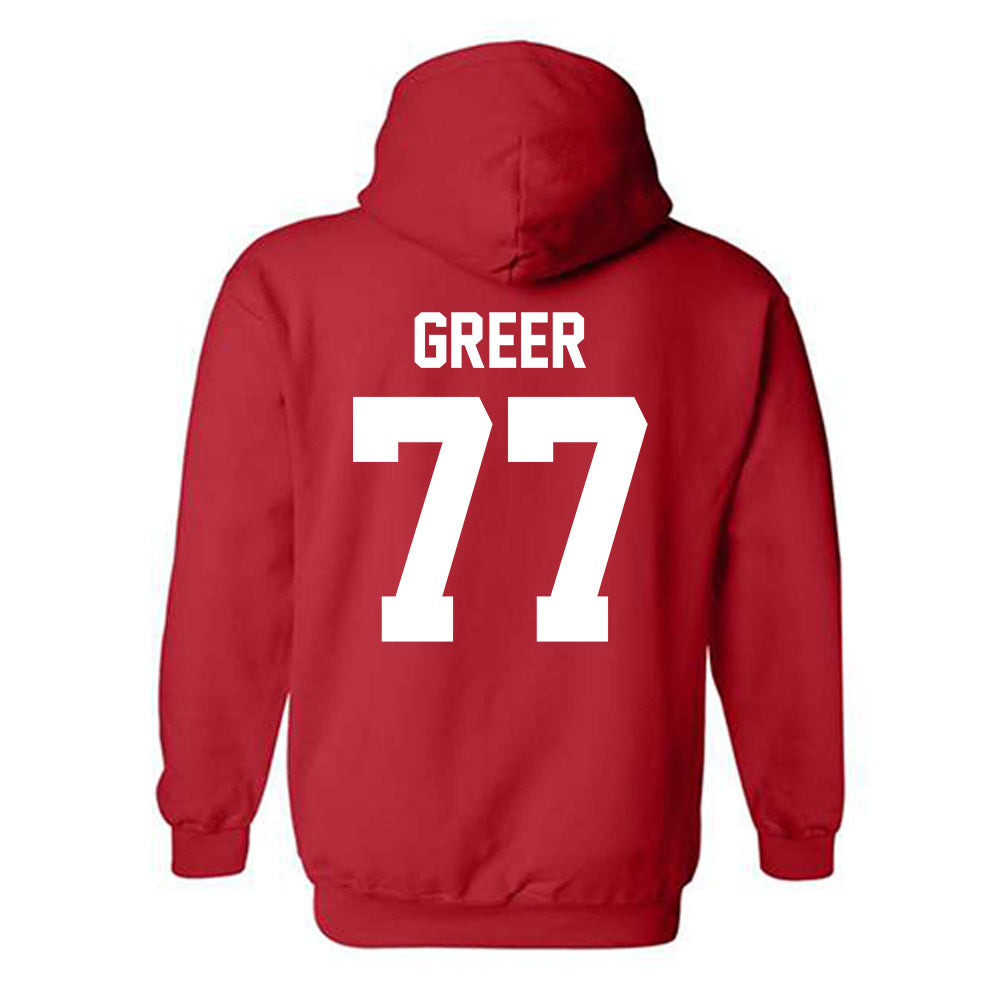 Ohio State - NCAA Football : Sam Greer - Sports Shersey Hooded Sweatshirt-1