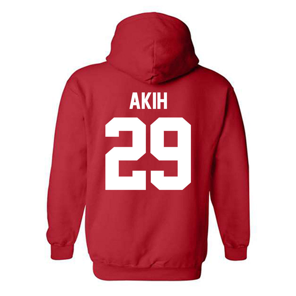 Ohio State - NCAA Football : Favour Akih - Sports Shersey Hooded Sweatshirt-1