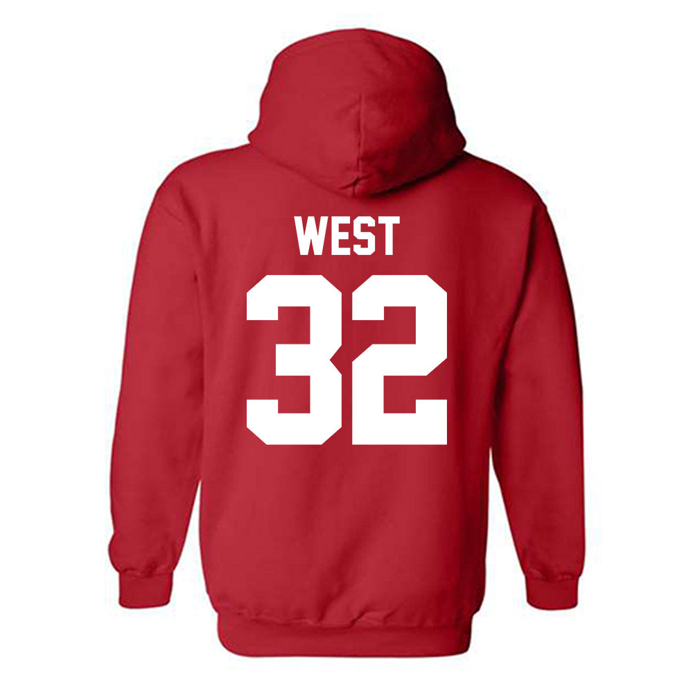 Ohio State - NCAA Football : Isaiah West - Sports Shersey Hooded Sweatshirt-1