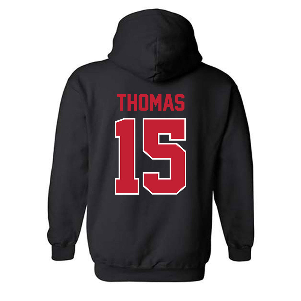 Ohio State - NCAA Football : Jordan Thomas - Sports Shersey Hooded Sweatshirt-1