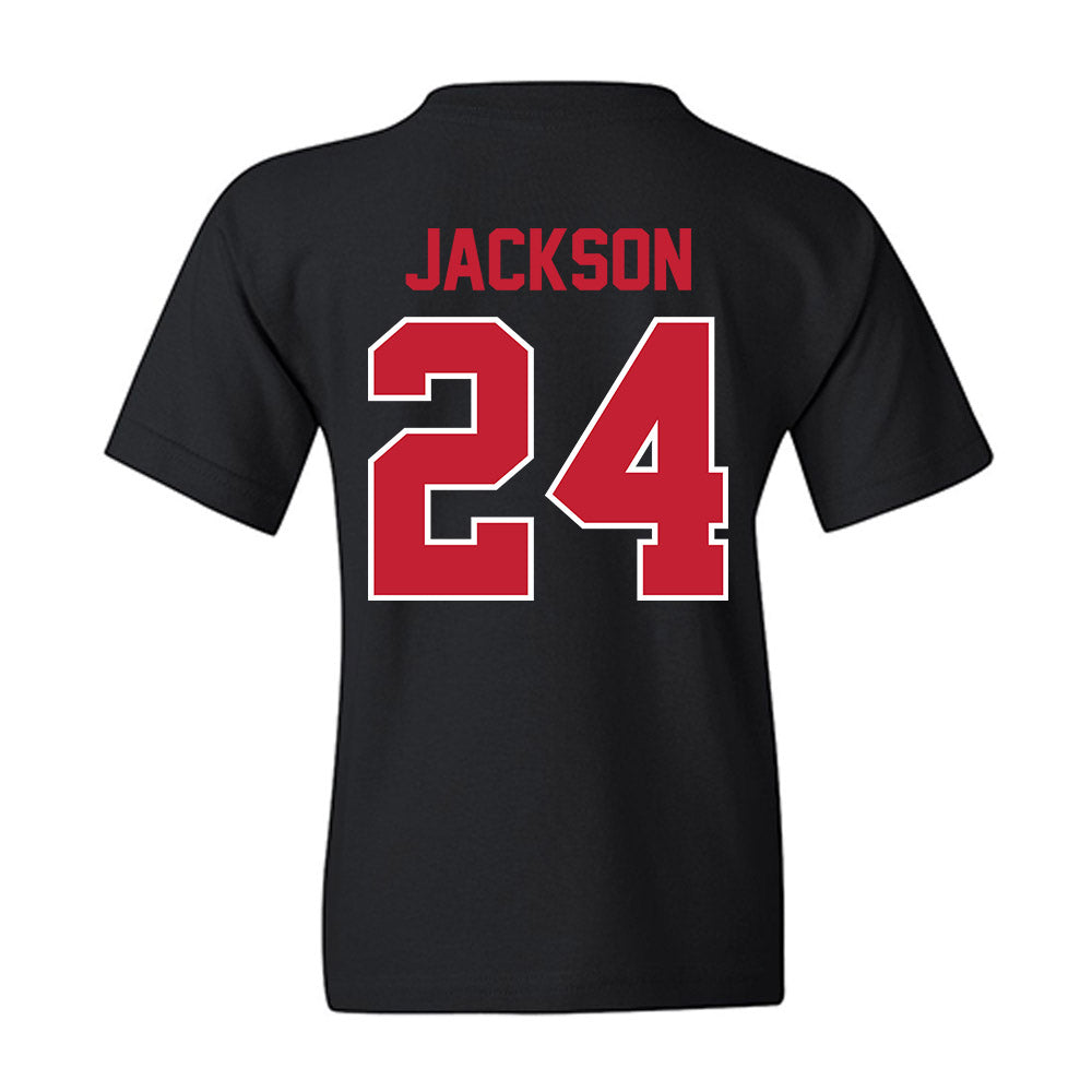 Ohio State - NCAA Football : Jakobi Jackson - Sports Shersey Youth T-Shirt-1