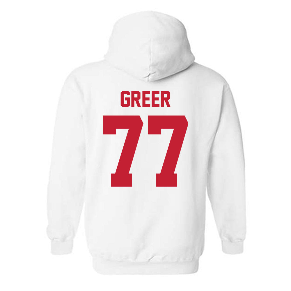 Ohio State - NCAA Football : Sam Greer - Sports Shersey Hooded Sweatshirt-1