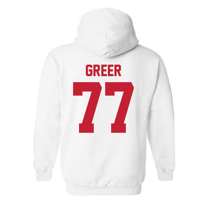 Ohio State - NCAA Football : Sam Greer - Sports Shersey Hooded Sweatshirt-1