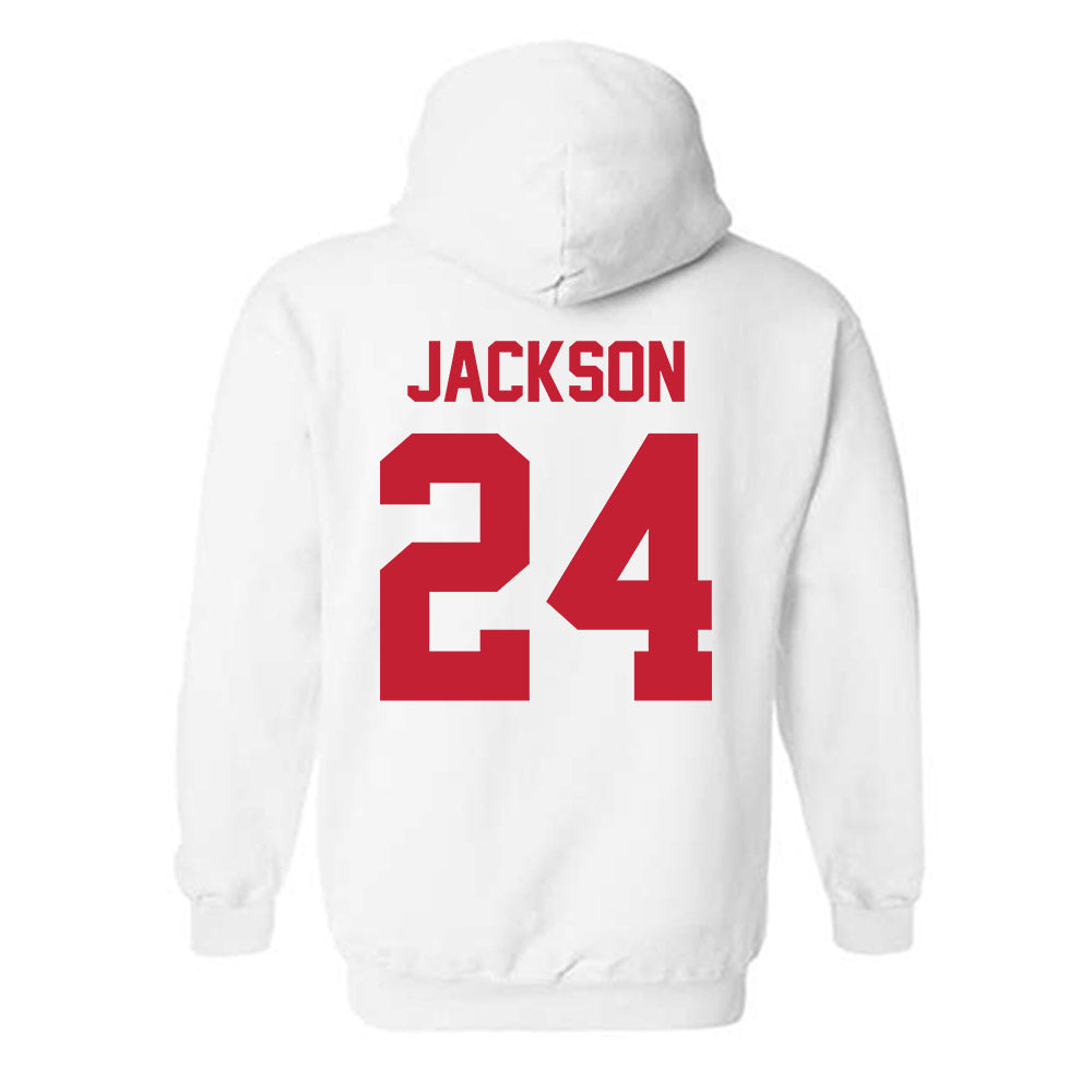 Ohio State - NCAA Football : Ja'Kobi Jackson - Sports Shersey Hooded Sweatshirt-1