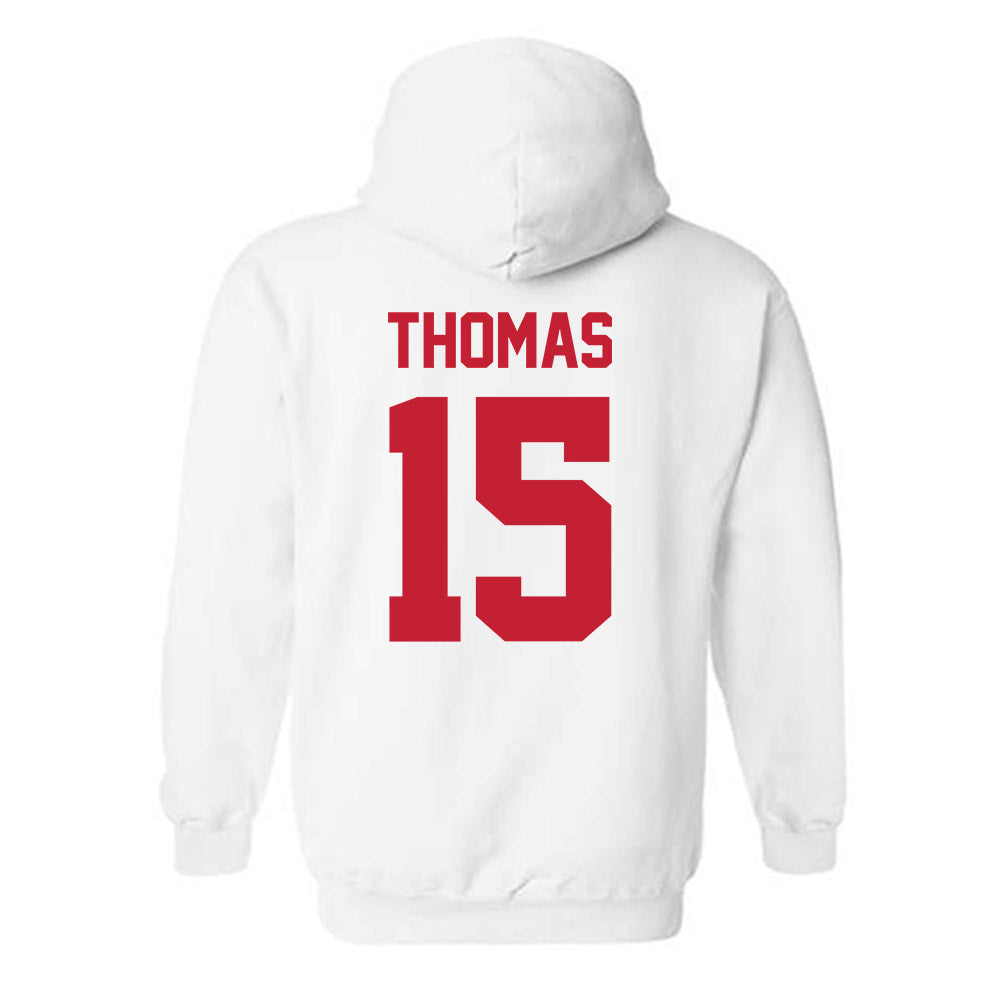 Ohio State - NCAA Football : Jordan Thomas - Sports Shersey Hooded Sweatshirt-1