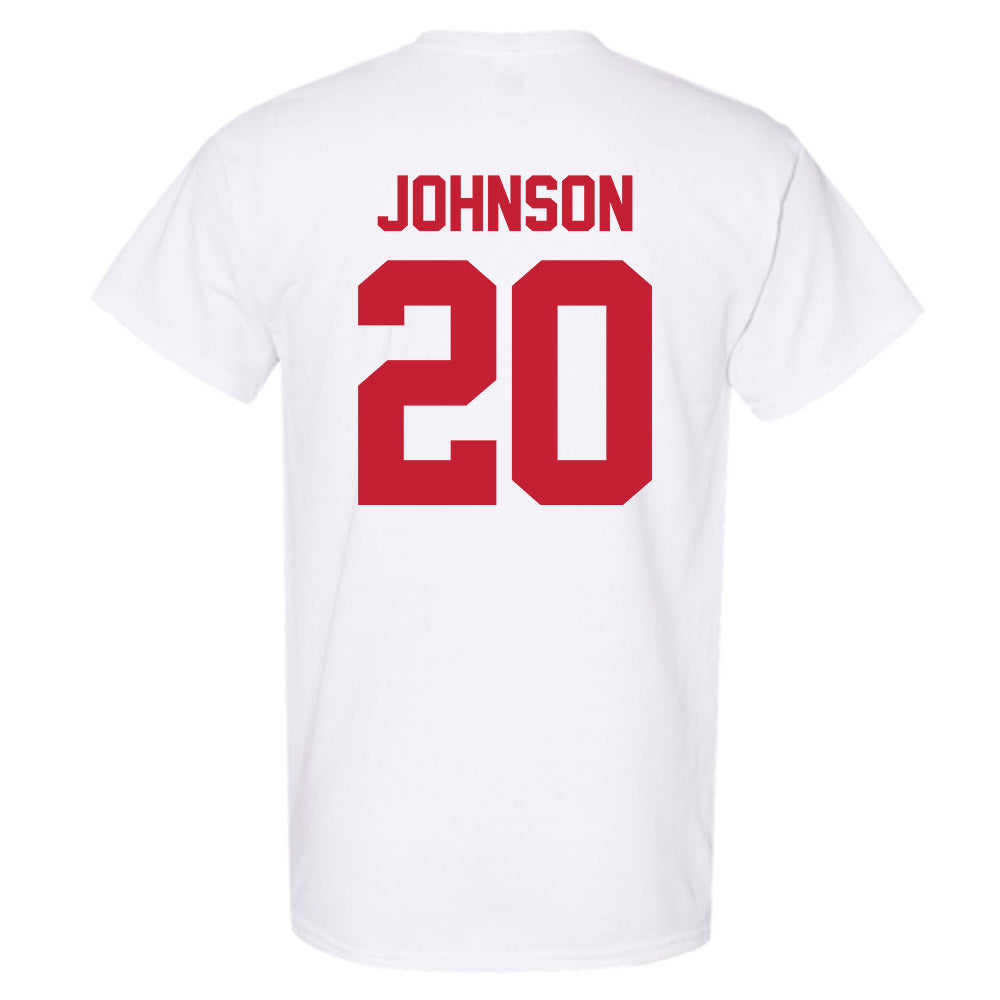 Ohio State - NCAA Football : Cincere Johnson - Sports Shersey T-Shirt-1