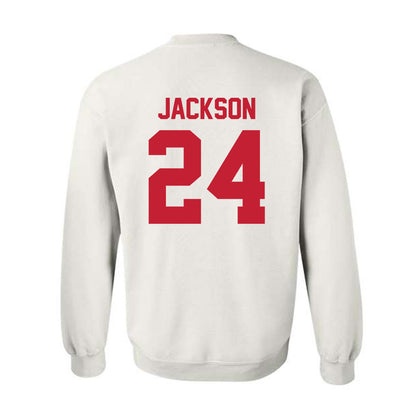 Ohio State - NCAA Football : Ja'Kobi Jackson - Sports Shersey Crewneck Sweatshirt-1